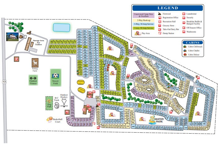 Image of Campground Map 2019